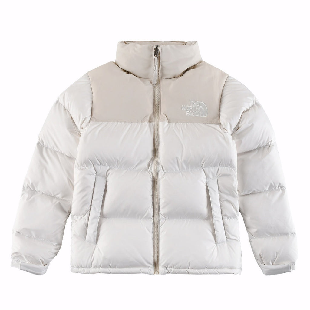 The North Face 1996 Retro Nuptse Jacket – Off White Color Block | Women's & Men's Styling