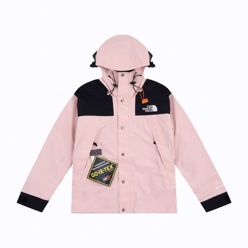The North Face Men's GORE-TEX Hooded Mountain Jacket | Light Pink & Black Color Block