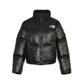 The North Face Women's Cropped Puffer Jacket | Shiny Black Streetwear