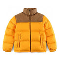 The North Face 1996 Retro Nuptse Jacket – Brown & Orange Color Block | Women's & Men's Styling