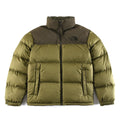 The North Face 1996 Retro Nuptse Jacket – Olive Green Color Block | Men's & Women's Styling