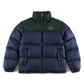 The North Face 1996 Retro Nuptse Jacket – Navy & Dark Green Color Block | Women's & Men's Styling