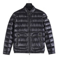 Moncler Women's Men's Lightweight Stand Collar Down Jacket - Black
