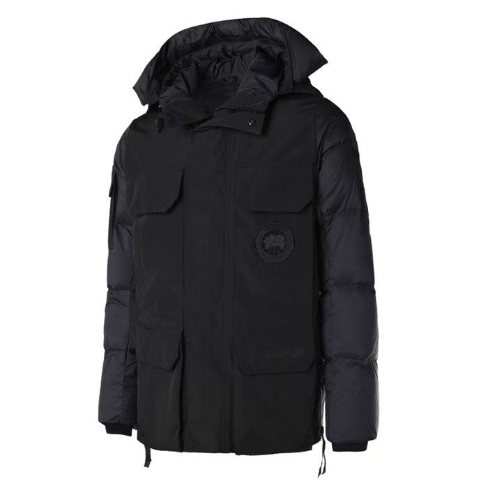 Canada Goose Women's Men's Down Parka Jacket - Black