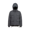 Canada Goose Women's Men's Black Label Down Parka Jacket - Grey