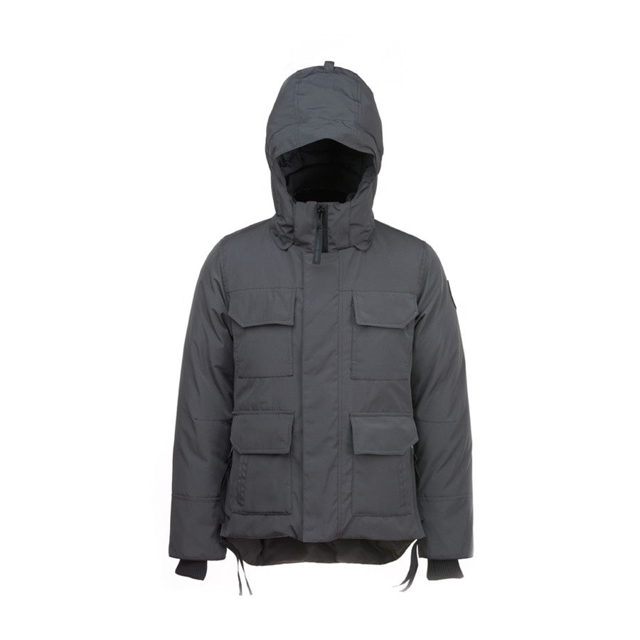 Canada Goose Women's Men's Black Label Down Parka Jacket - Grey