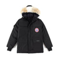 Canada Goose Women's Men's Fur Hood Parka Jacket - Black