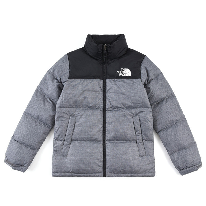 The North Face Men's Puffer Jacket – Grey & Black Color Block | Women's Styling
