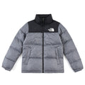 The North Face Men's Puffer Jacket – Grey & Black Color Block | Women's Styling
