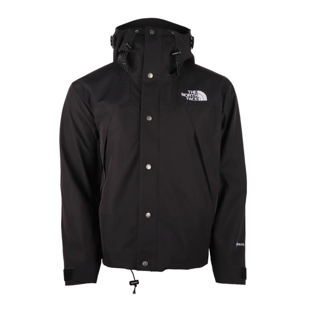 The North Face Women's Men's GORE-TEX Hooded Mountain Jacket - Black Waterproof Shell