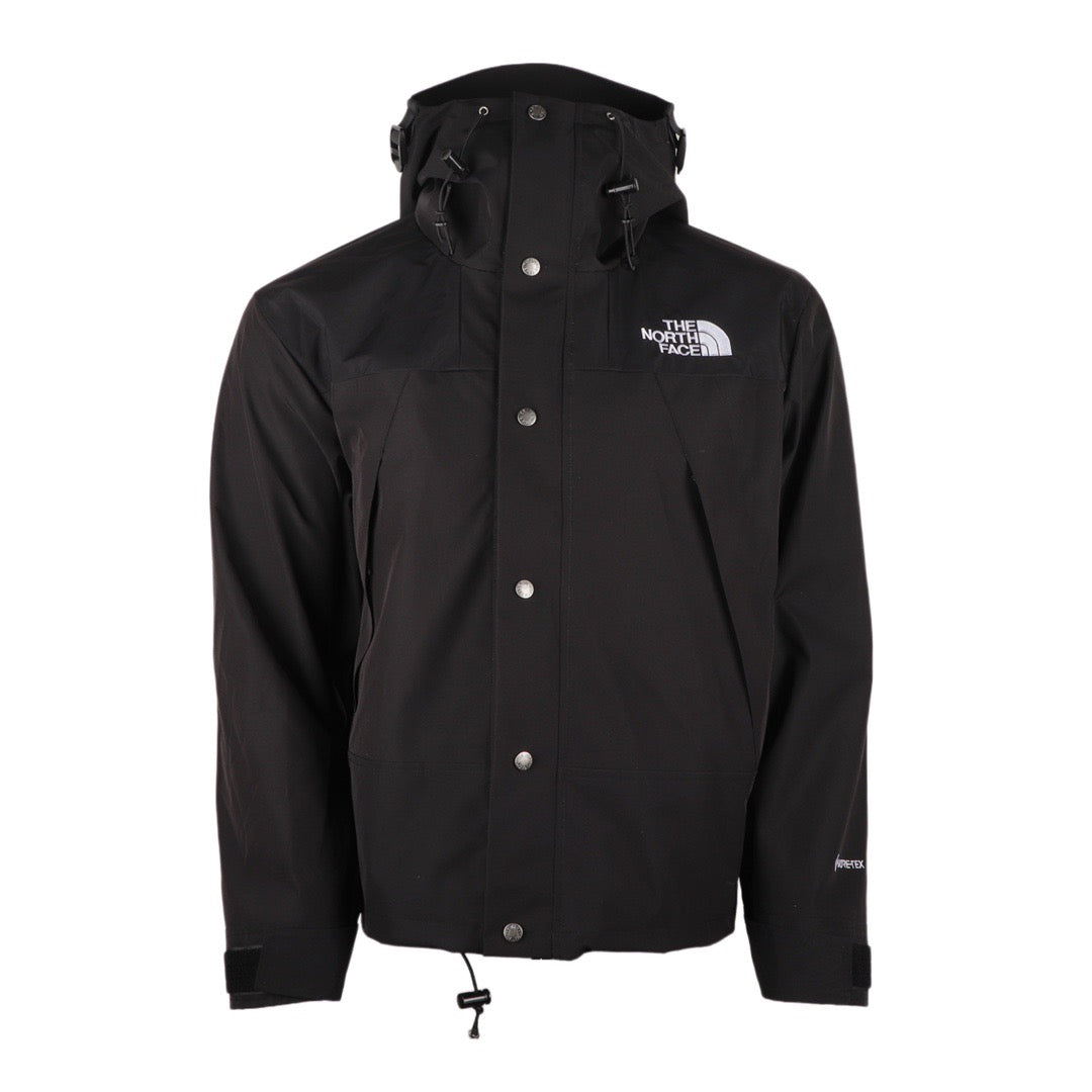 The North Face Women's Men's GORE-TEX Hooded Mountain Jacket - Black Waterproof Shell