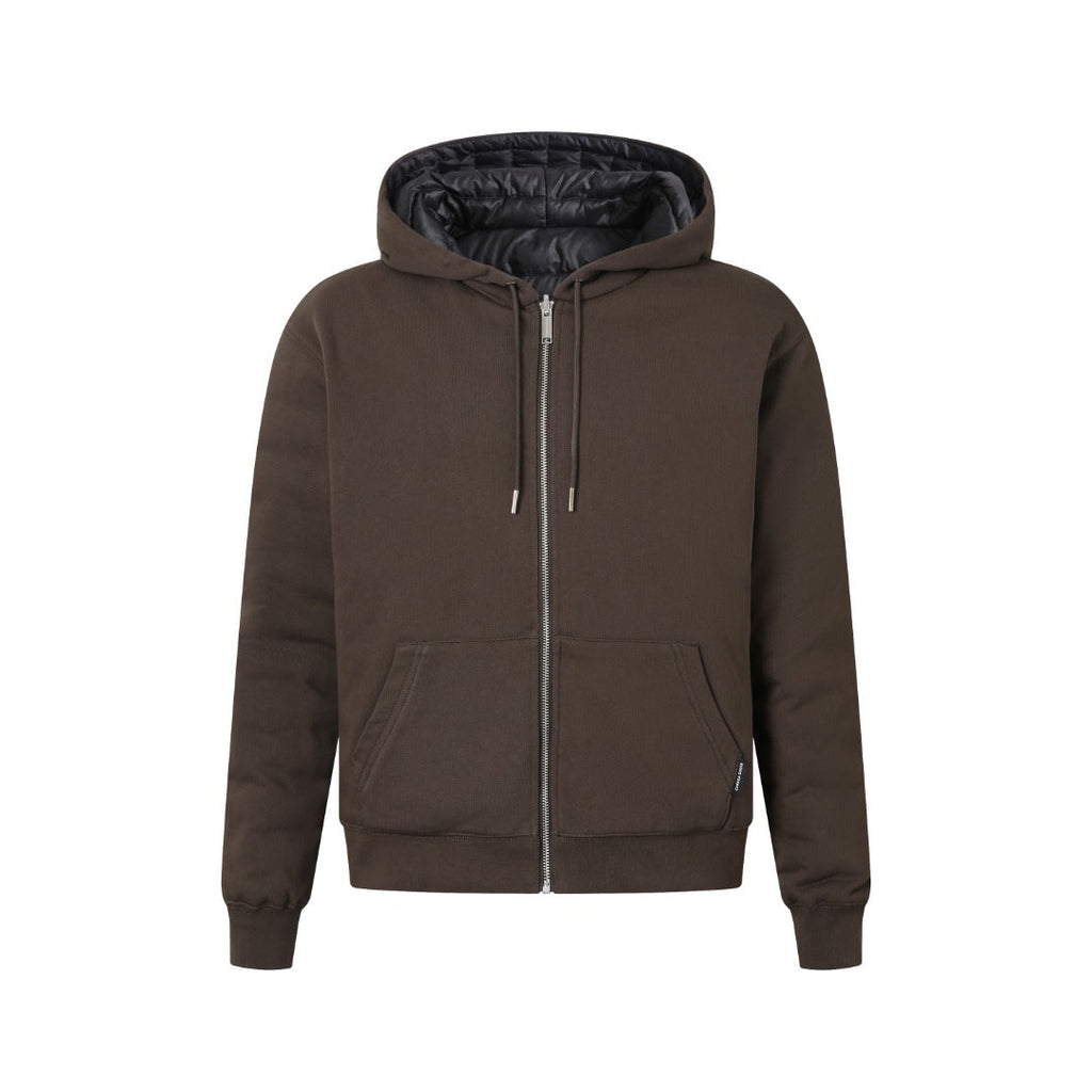 Canada Goose Women's Men's Full-Zip Hooded Down Jacket - Brown