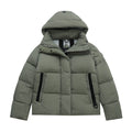 Canada Goose Women's Men's Short Hooded Down Jacket - Sage Green