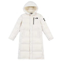 The North Face Long Hooded Puffer Coat – Off White | Women's & Men's Styling