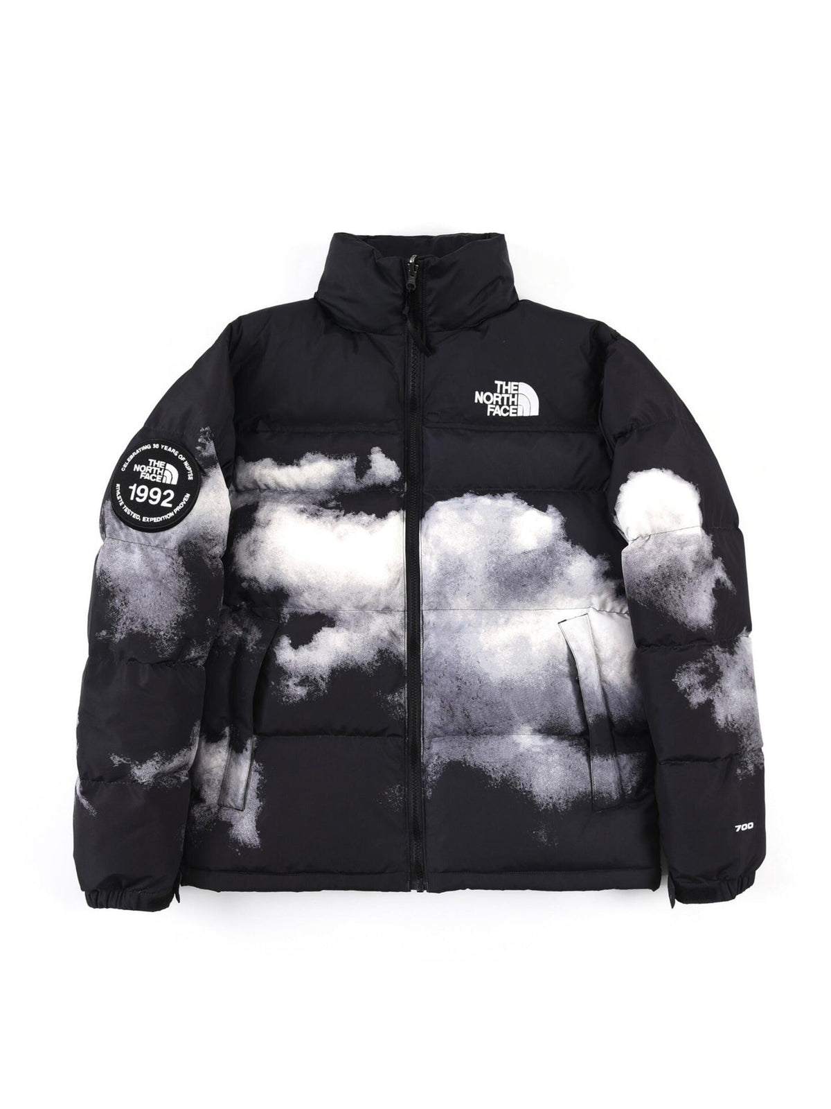 The North Face 1992 Retro Nuptse Jacket – Black Cloud Print | Women's & Men's Styling