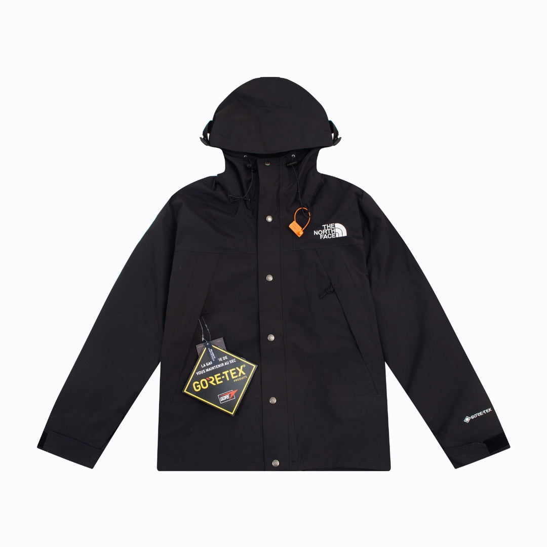 The North Face Men's GORE-TEX Hooded Mountain Jacket | Black Outdoor Outerwear