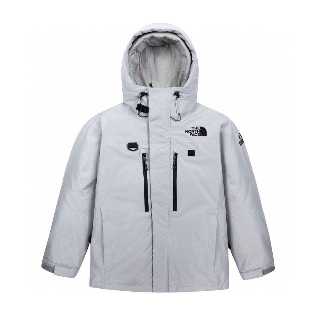 The North Face Summit Series Hooded Jacket Light Gray | Women's & Men's Outerwear