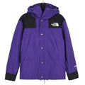 The North Face Men's Hooded Mountain Jacket | Purple & Black Color Block