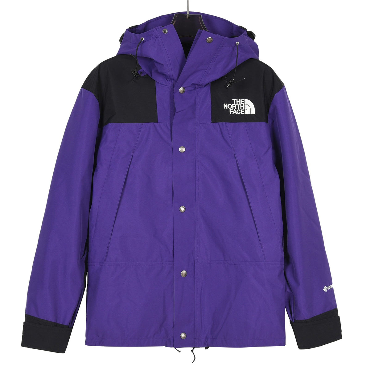 The North Face Men's Hooded Mountain Jacket | Purple & Black Color Block