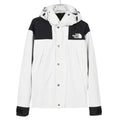 The North Face Men's Hooded Mountain Jacket | White & Black Color Block