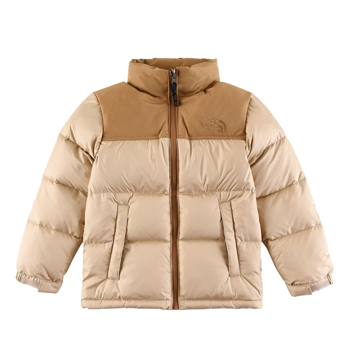 The North Face 1996 Retro Nuptse Jacket – Khaki Color Block | Women's & Men's Styling