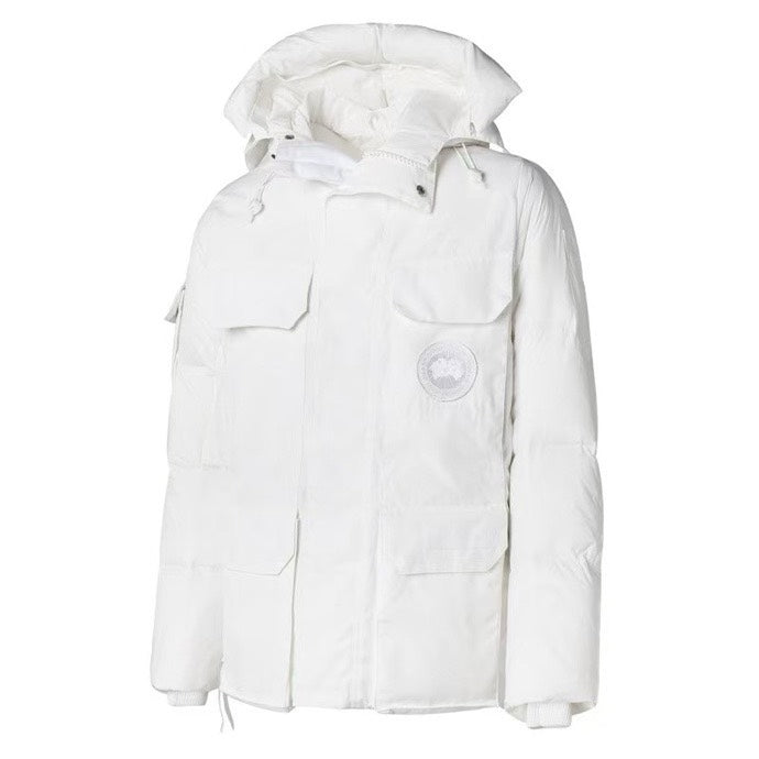 Canada Goose Women's Men's Down Parka Jacket - White