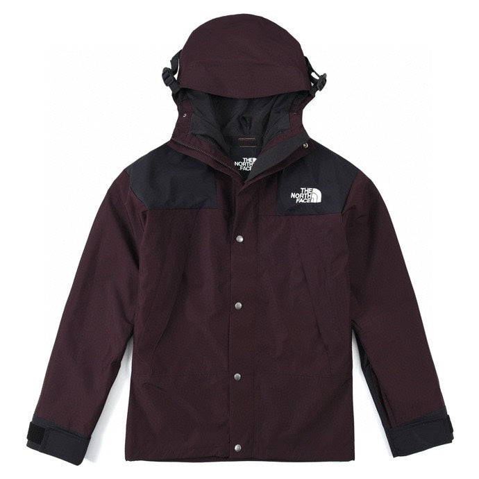 The North Face Mountain Hooded Jacket – White & Black Color Block | Women's & Men's Styling