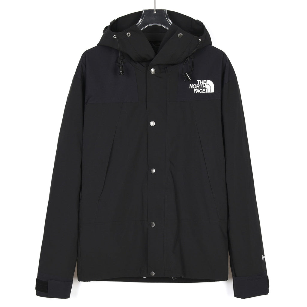 The North Face Men's Mountain Jacket | Black Hooded Outdoor Outerwear