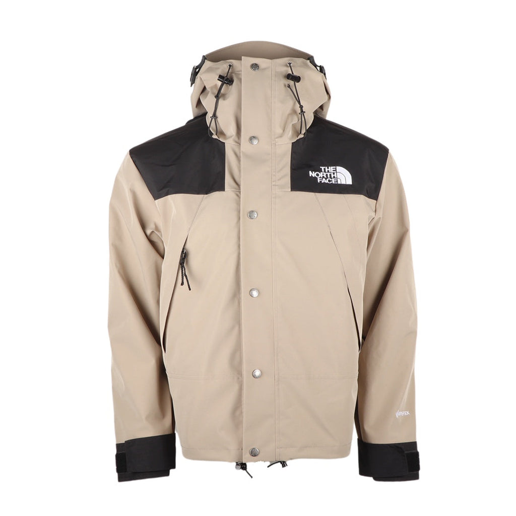 The North Face Men's GORE-TEX Hooded Mountain Jacket | Khaki & Black Color Block