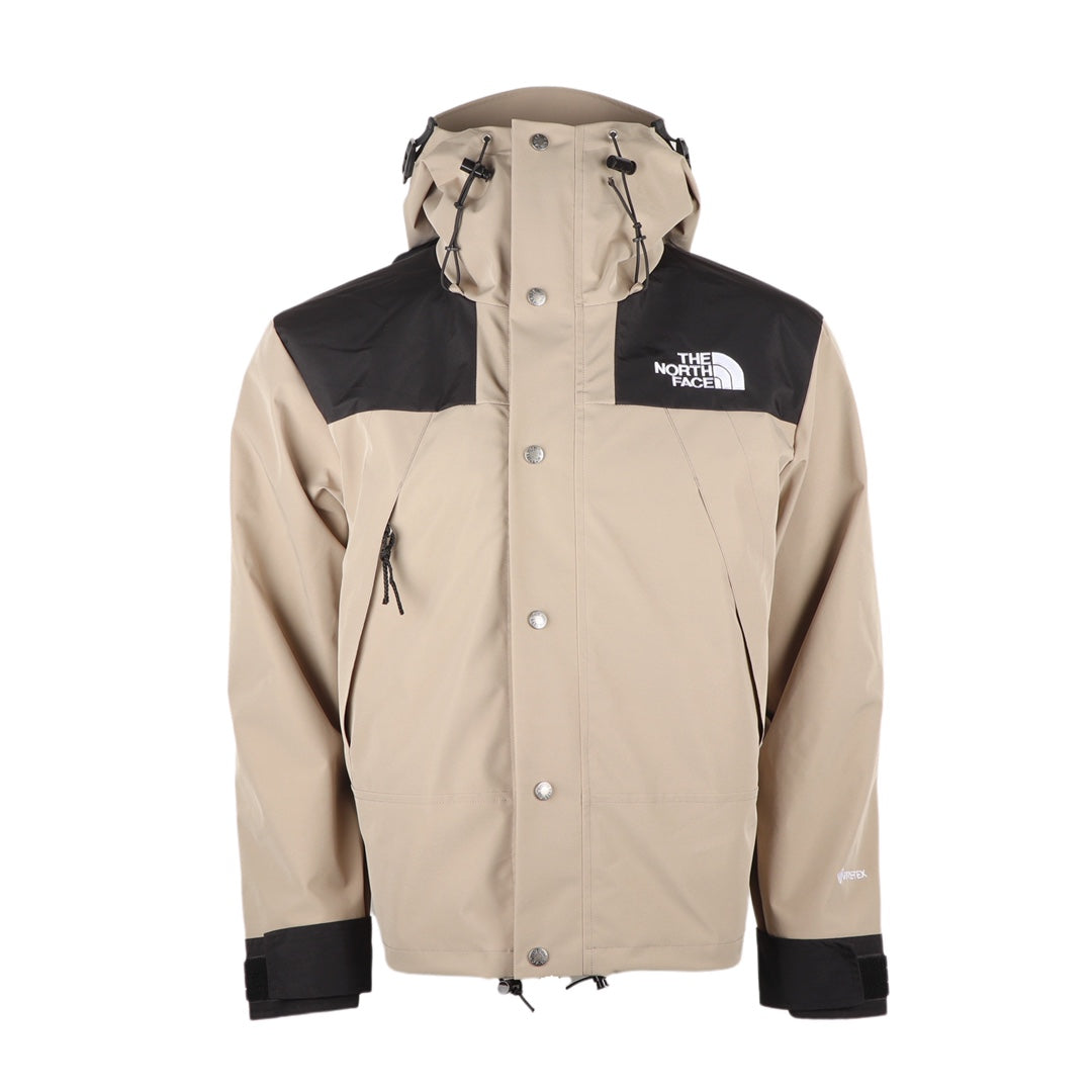 The North Face Men's GORE-TEX Hooded Mountain Jacket | Khaki & Black Color Block