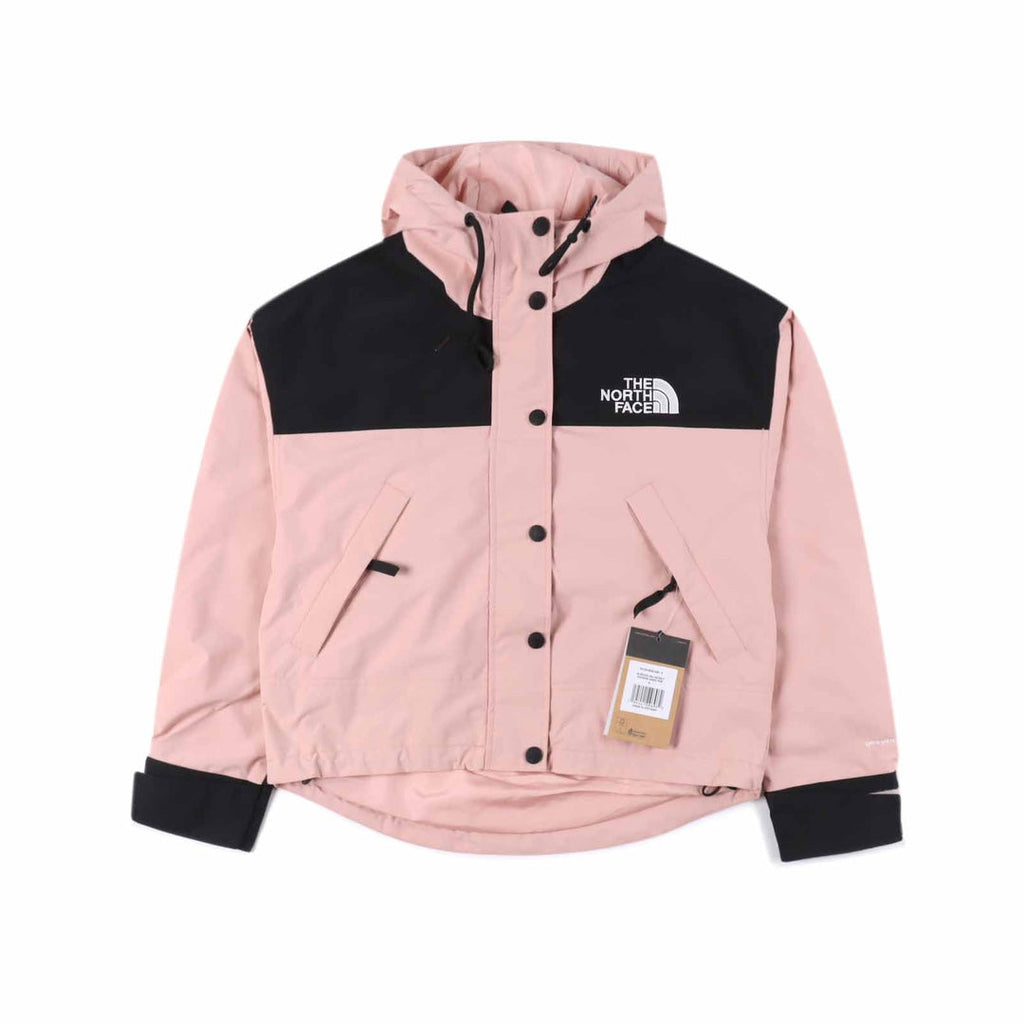 The North Face Women's Cropped Hooded Jacket Pink Black Color Block