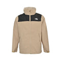 The North Face Women's Men's Stand Collar Jacket - Beige & Black Color Block