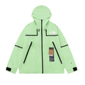 The North Face Men's GORE-TEX Hooded Ski Jacket | Light Green & Black Line Detail