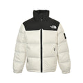 The North Face 1996 Retro Nuptse Jacket – Off White & Black Color Block | Women's & Men's Styling