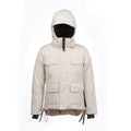 Canada Goose Women's Men's Black Label Down Parka Jacket - Cream White