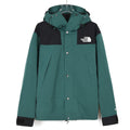 The North Face Men's Hooded Mountain Jacket | Teal Green & Black Color Block