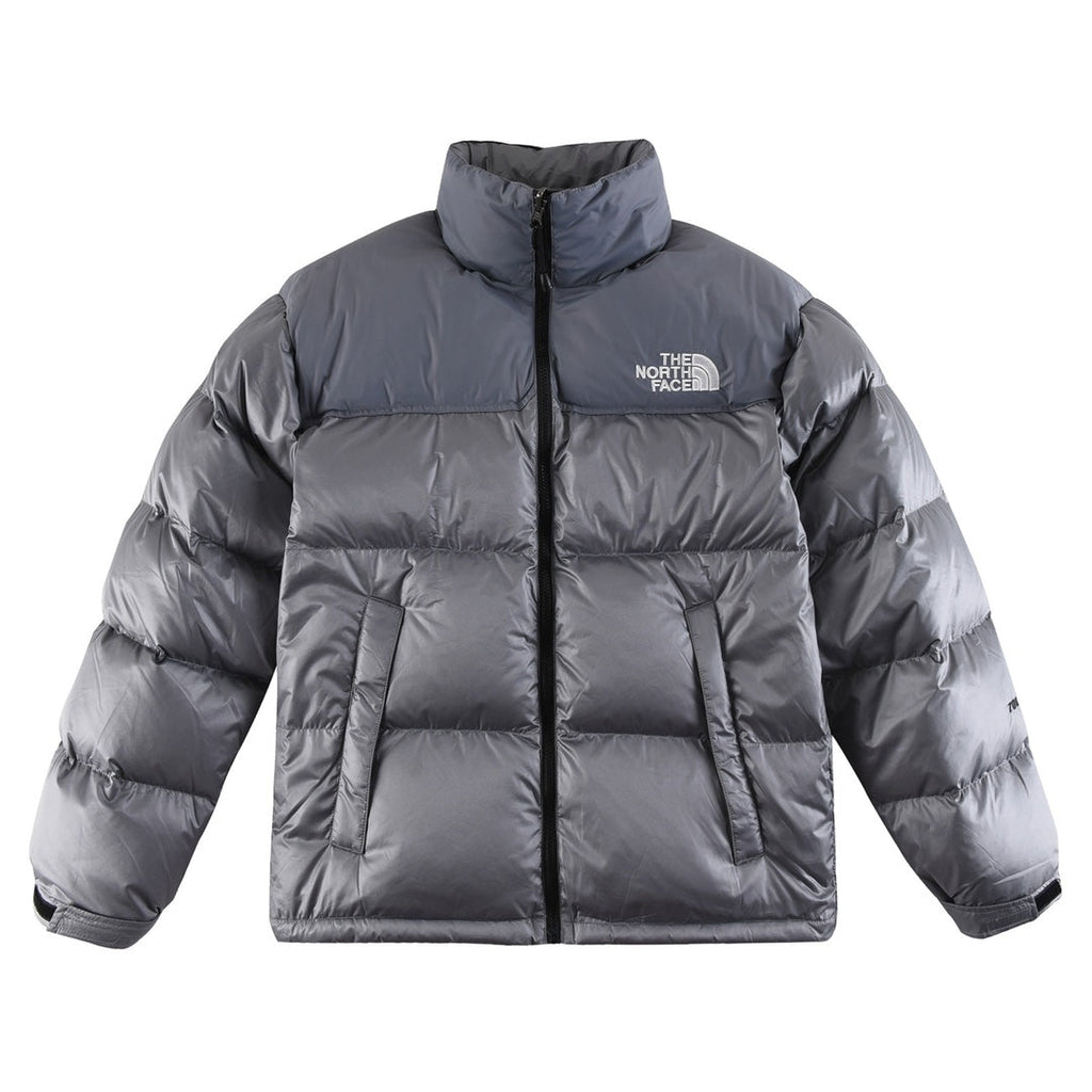 The North Face 1996 Retro Nuptse Jacket – Grey Color Block | Women's & Men's Styling