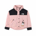 The North Face Women's Men's Cropped Hooded Jacket - Pink & Black Color Block