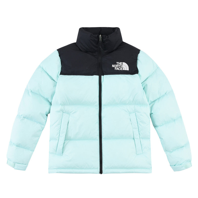The North Face 1996 Retro Nuptse Jacket – Mint Green & Black Color Block | Women's & Men's Styling