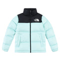 The North Face 1996 Retro Nuptse Jacket – Mint Green & Black Color Block | Women's & Men's Styling