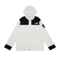 The North Face Men's Hooded Mountain Jacket | Off-White & Black Color Block