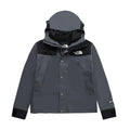 The North Face Women's Men's GORE-TEX Hooded Mountain Jacket - Gray & Black Color Block Waterproof Shell