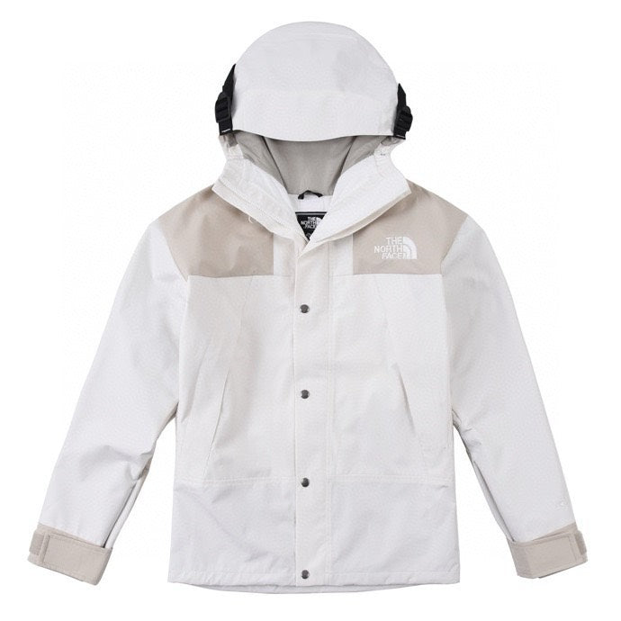 The North Face Mountain Jacket – White & Beige Color Block | Women's & Men's Styling
