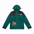 The North Face Men's GORE-TEX Hooded Mountain Jacket | Forest Green & Black Color Block