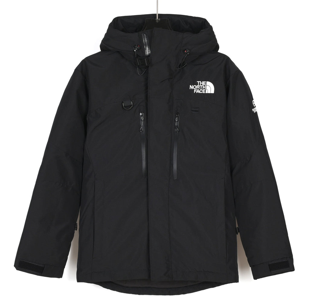 The North Face Men's Black Hooded Ski Jacket | Outdoor Winter Style