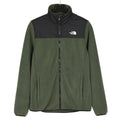 The North Face Women's Men's Full Zip Fleece Jacket - Olive Green & Black Color Block