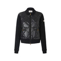 Moncler Women's Men's Knit Panel Short Down Jacket - Black