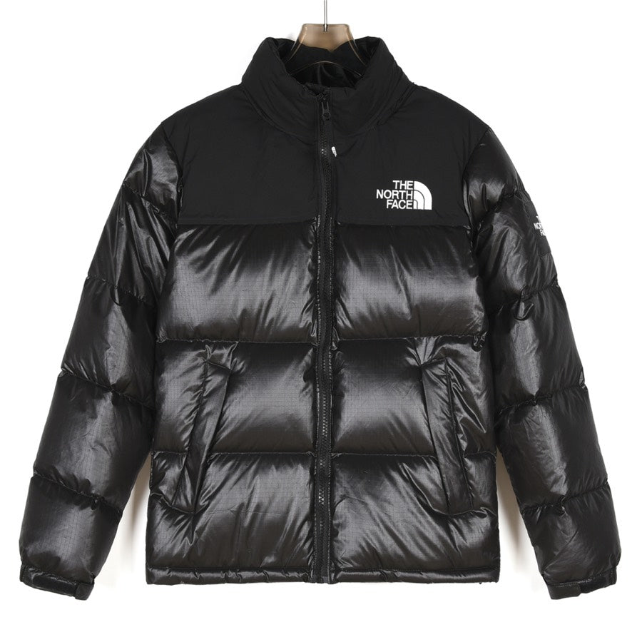 The North Face 1996 Retro Nuptse Jacket – Shiny Black Color Block | Women's & Men's Styling