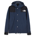 The North Face Men's Hooded Mountain Jacket | Navy Blue & Black Color Block