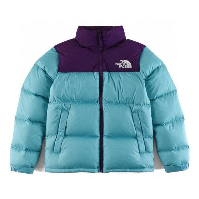 The North Face 1996 Retro Nuptse Jacket – Teal & Purple Color Block | Women's & Men's Styling